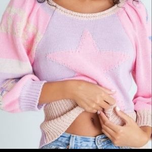 LOVESHACKFANCY Ryland Cotton Candy Sweater